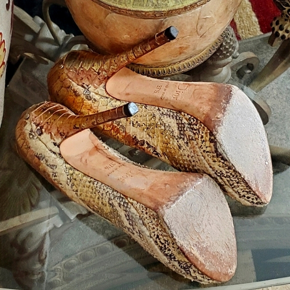 Dior Snakeskin Stilettos - Picture 12 of 17
